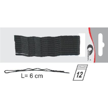 WSUWKA czarna 6cm (12szt)    A@A !